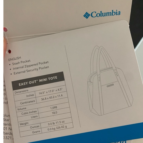 Columbia Easy Out Mini Tote - Picture 5 of 6